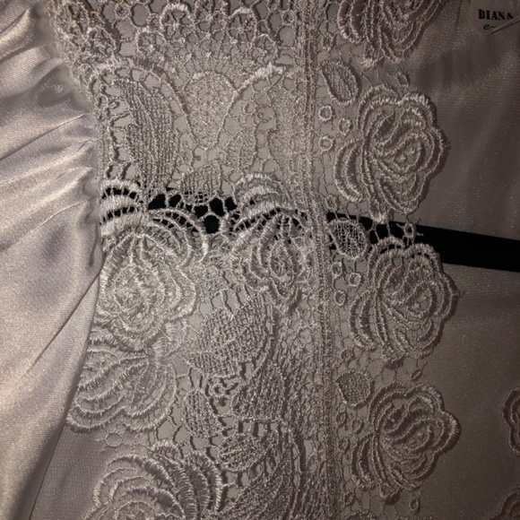 Vintage Women’s Large Open Front Satin & Lace Robe - Picture 2 of 9